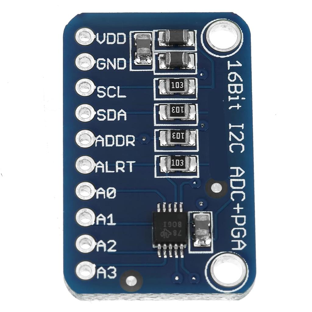 Analog to Digital Module,1pc 16‑Bit I2C ADC Development Board Analog to Digital Converter Module