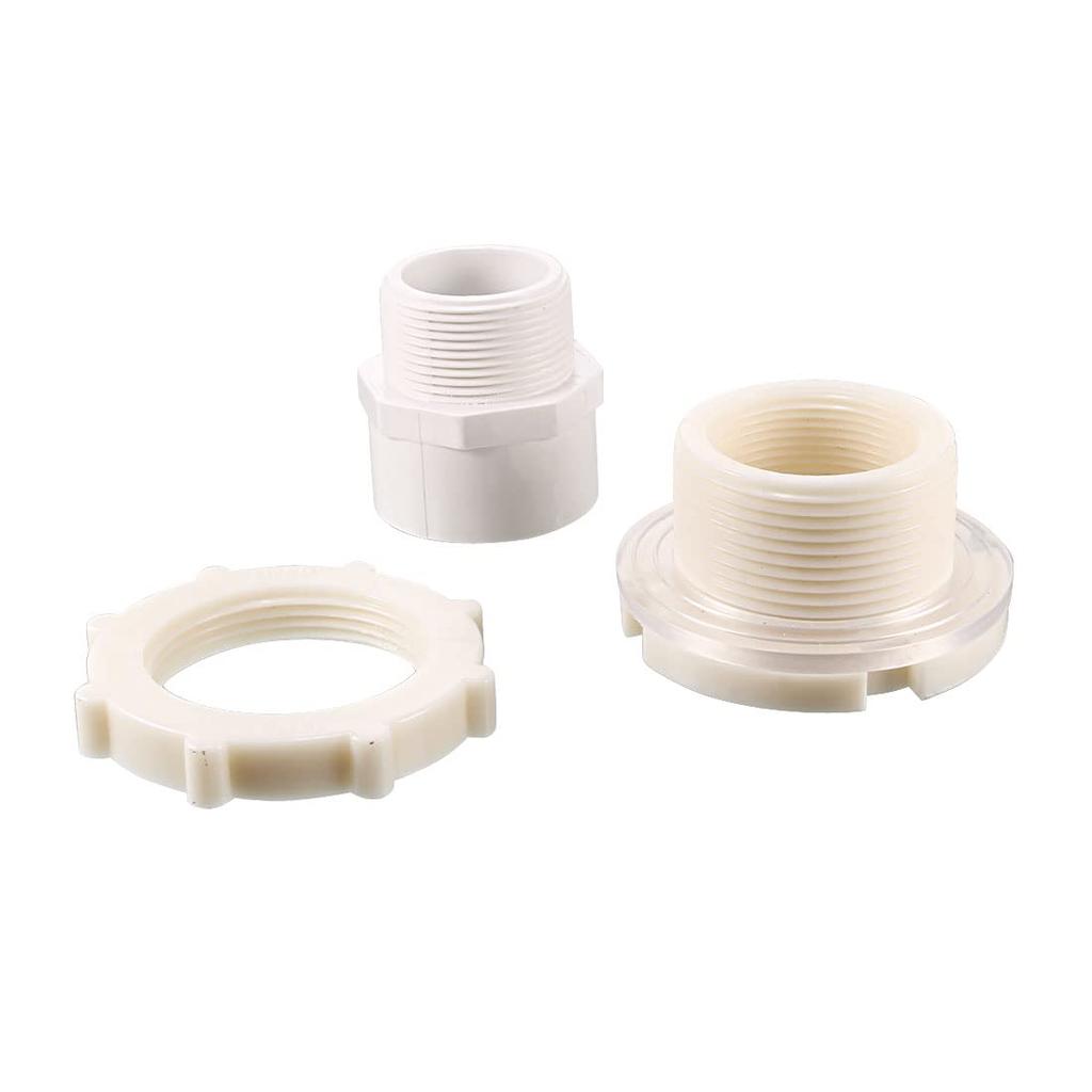 uxcell Bulkhead Fittings, Bulkhead Fittings, Quick Connect Fittings, G1-1/2 Female To 62mm Male with