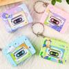 Mini Retro Recorder Keychain Creative Cartoon Tape-shaped Schoolbag Pendant