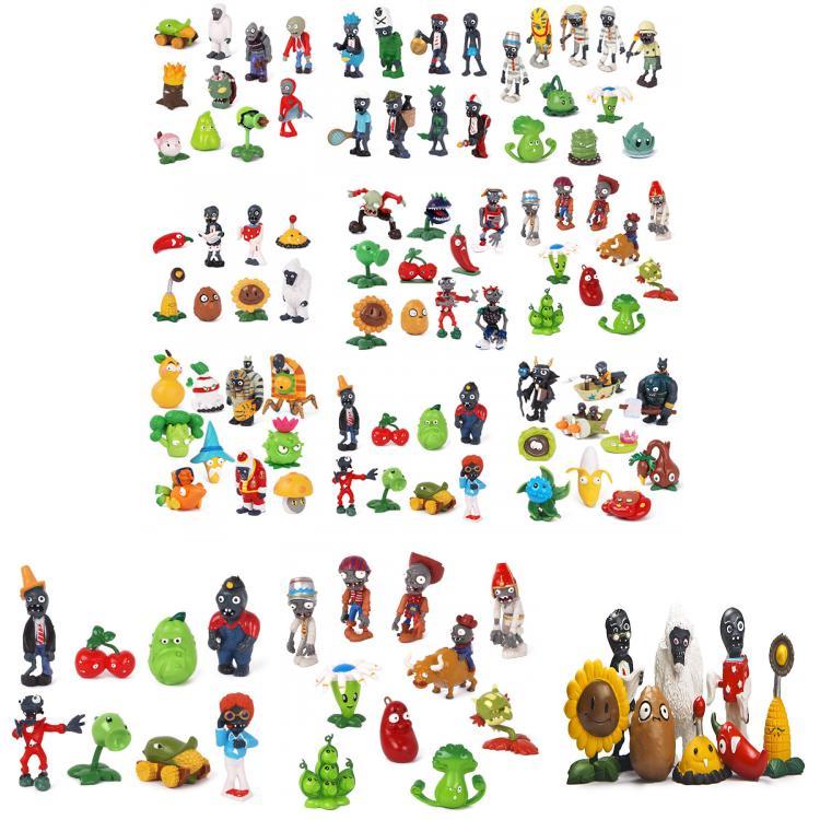 Pflanzen gegen Zombies Serie Ägypten Privater Wilder Westen PVC Spielzeug Actionfiguren Set Neu Lustig Osterdekoration für Kinder
