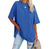 Women's T-Shirt Oversized Relaxed Fit Raglan Sleeve Crew Neck Short Sleeve Top