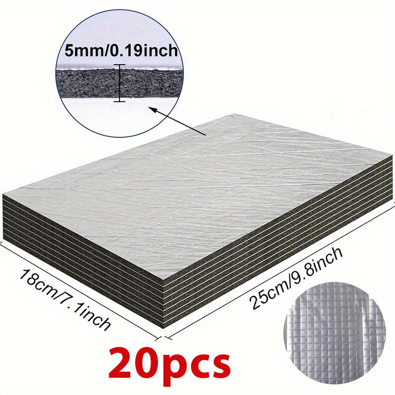 10-30 Stück Schalldämmmatte Wärmeisolierung Matte Auto Schalldämmung Dämmung Auto Motorhaubenisolierung Autozubehör Innenraum