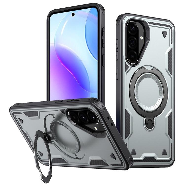 For Samsung Galaxy A15 A16 A53 A36 A56 5G Case Magnetic Wireless Charging Military Protection PC TPU Kickstand Phone Cover