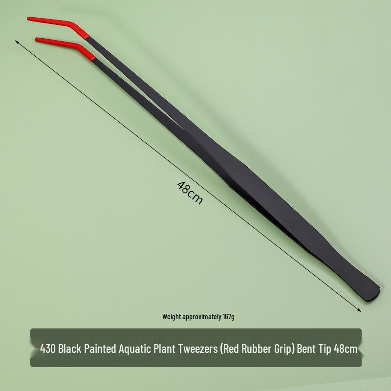 Popular Stainless Steel Tweezers with Silicone Tips for Reptile Feeding and Aquatic Plant Care