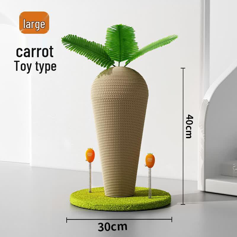 Carrot Cat Scratcher & Climbing Post