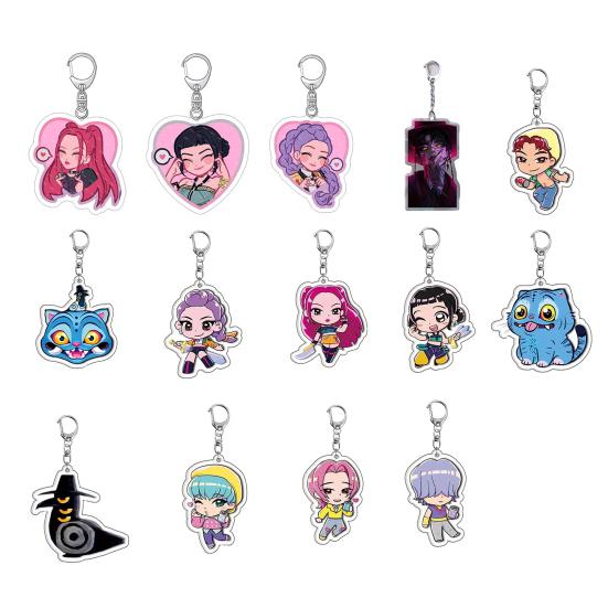 Witch Hunter Keychain Holder Acrylic Anime Fans Gift Bag Hanging Pendant Ornamental Decoration Bag Accessory