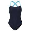Womens/Ladies Tie Up Back One Piece Swimsuit