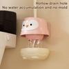 Cute Cartoon Penguin Toilet Brush Set, Wall-mounted Long Handle Cleaner with Holder, No-dead-angle Bathroom Cleaning Tool