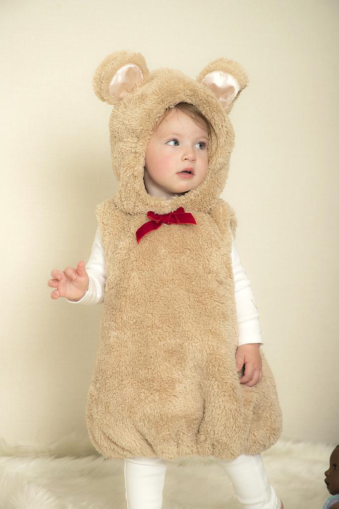 Clearstone Marshmallow Baby Cosplay Halloween Kigurumi Marshmallow Bear Teddy Bear Baby 80cm Brown