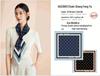 Versatile Double-Sided 100% Mulberry Silk Scarf, 16 Momme Twill, Luxury Style for Autumn/Winter