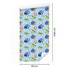 Back to School Wallpaper Azure and Blue for Living Room and Bedroom 50x1000