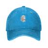 Wolf Noggin  Youthful Style Baseball Cap AntiAging Travel Casual Denim Hat