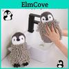 Penguin Plush Hand Towel With Absorbent Cotton For Kids And Adults