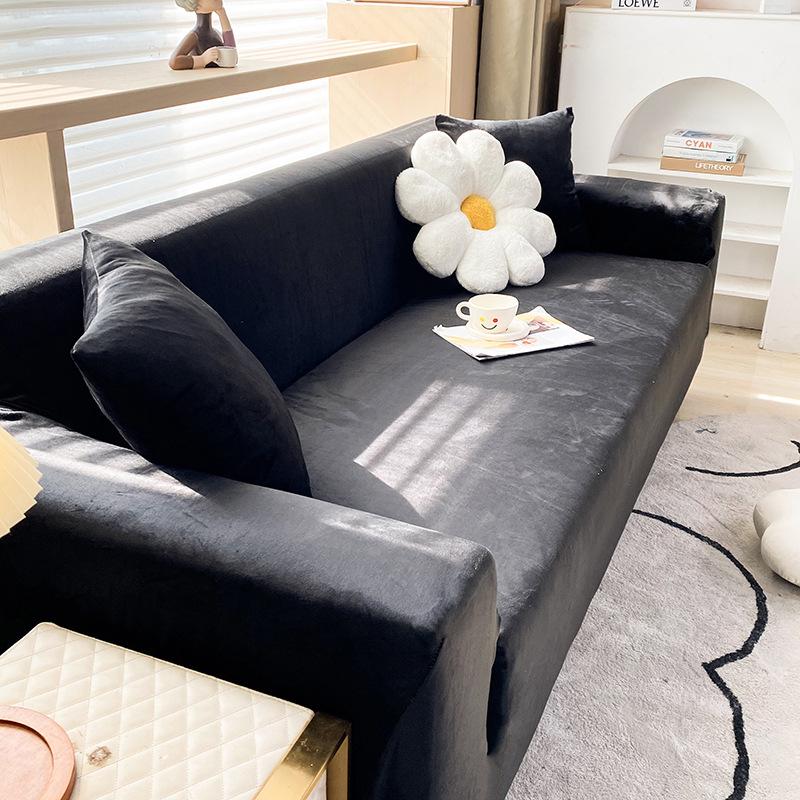Stretch Fleece Sofa Cover All-Inclusive Non-Slip Sofa Back Cover Cloth Seat Cover Four Seasons Universal