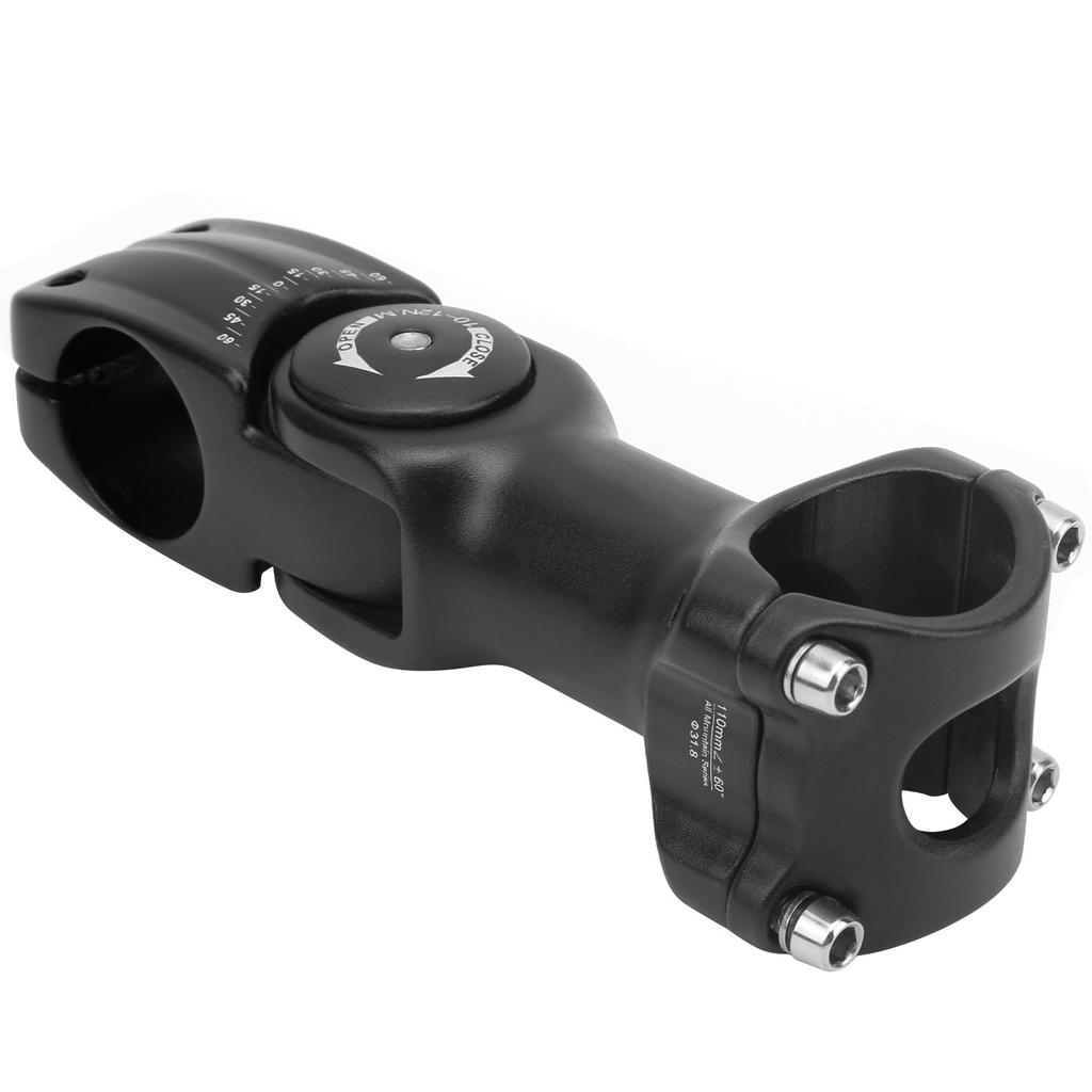 LUNJE 31.8x110mm Mesa de Guidão Ajustável em Ângulo para Bicicleta de Montanha Riser Liga de Alumínio