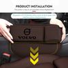 For Volvo Leather Car Seat Gap Filler Storage Box Cup Holder Accessories Xc60 Xc90 V40 V60 S60 V50 V90 S80 C40 XC40 V70 XC70 C30
