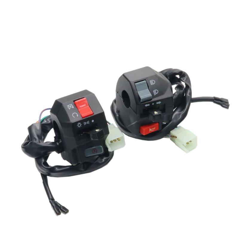 LMoDri Motorcycle Modified Handlebar Switch Assembly SRZ150 MTR150 Combination Headlight Dimming Can Be Customized