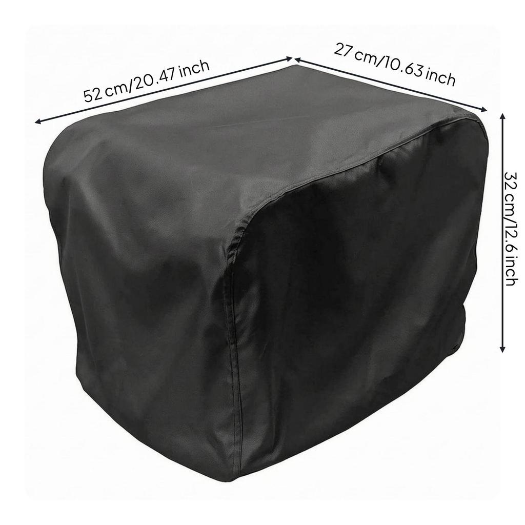 Outdoor Generator Cover Fitted Equipment Shelter Black