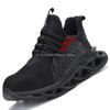 Fashion Ligthweight Safety Shoes Men Mesh Breathable Work Shoes Anti-smash Puncture Proof Work Safety Boots Man Steel Toe Sneaker Male