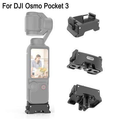 PULUZ Pocket 4P/ 4 / 3 Plastic Type-C Charging Base For DJI Osmo Pocket 4P/ 4 / 3 Camera Quick Release Foldable Mount