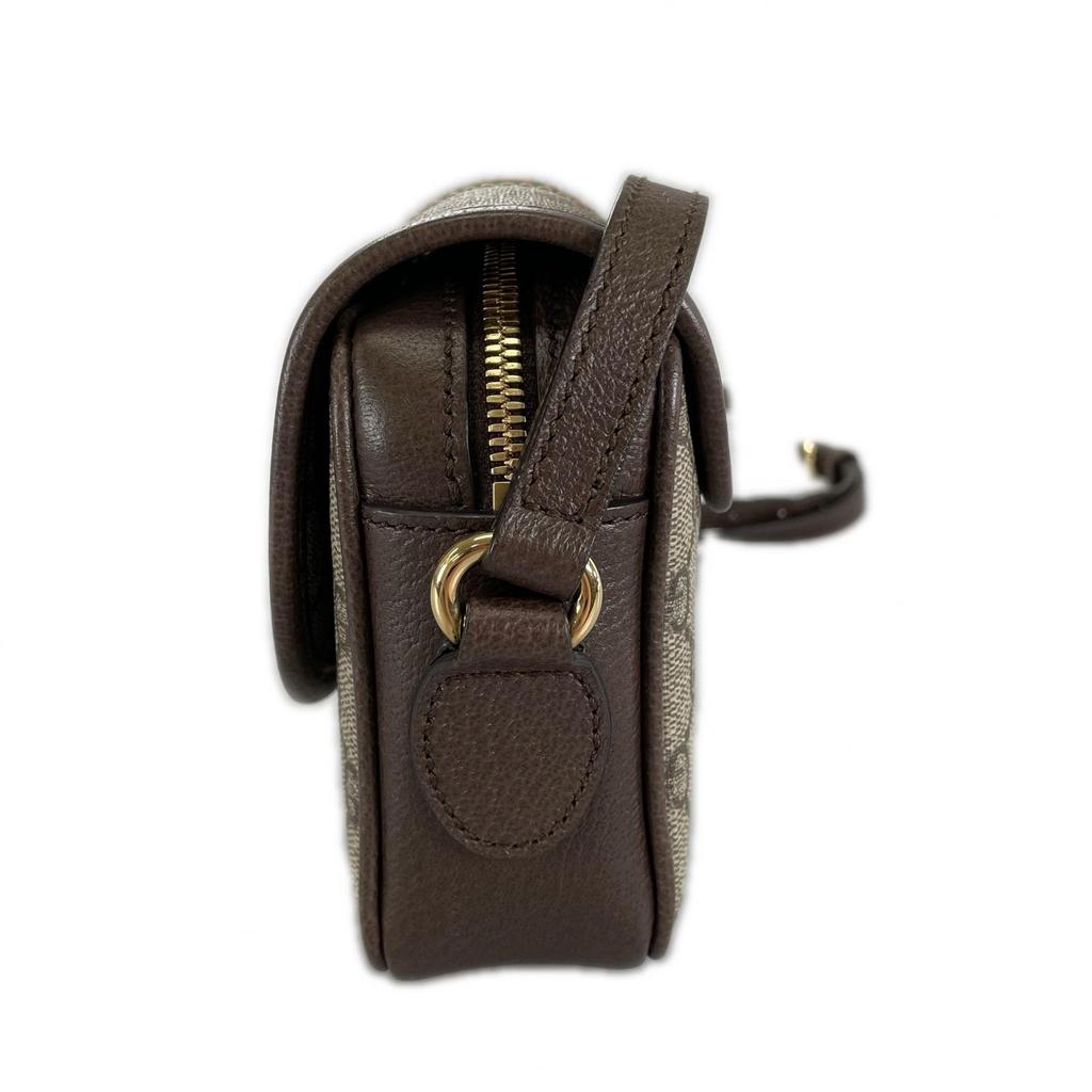 Gucci GG Supreme Shelly Line 772239 Shoulder Bag Brown Women Used