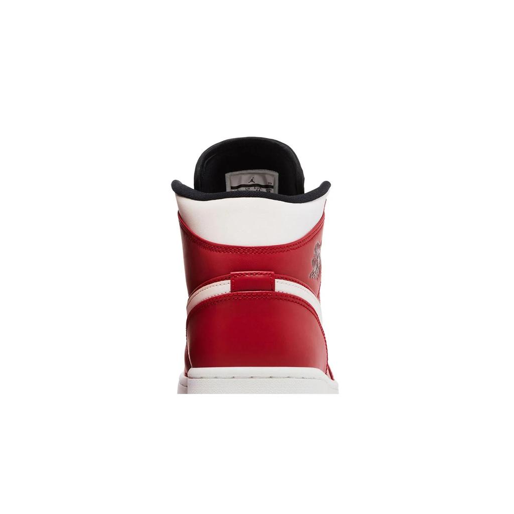 Air Jordan 1 Mid 'Gym Red' (Unisex) Gym Red / White Vintage Basketball Shoes 554724 605
