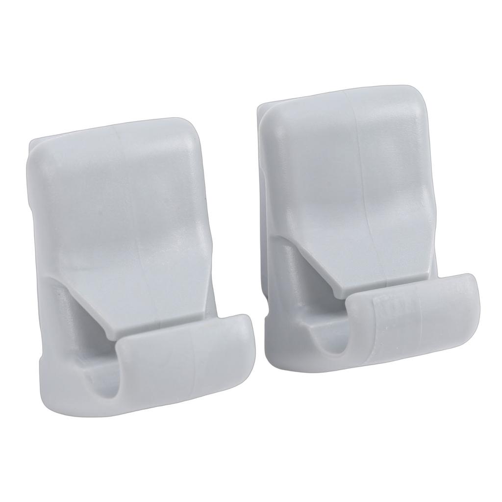 2pcs Grey Sun Visor Retainer Clip Holder MR654343 Sun Visor Hook Clip Bracket Replacement For Mitsubishi Lancer 2006