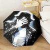 1PC Michael Jackson Automatic Umbrella - Suitable Travel Outdoor Portable Umbrella Birthday Gift Daily Essentials