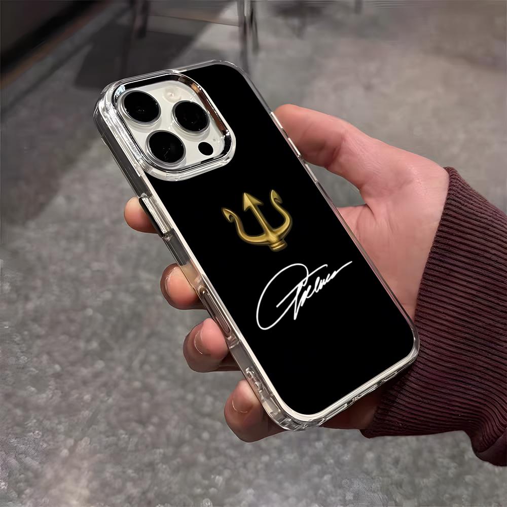 Rapper W-Werenoi Handyhülle Für IPhone 17 Air 16 E 15 14 13 12 11 Plus Pro Max Galvanisiert Transparent Weiche Hülle