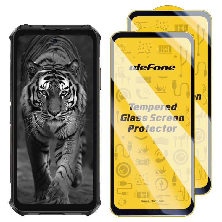 2 pezzi / Confezione Ulefone 9H HD Anti Impronta Vetro Temperato Proteggi Schermo