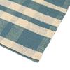 Dulton Cotton Handloom 500 x Washable Handwoven Checkered Machine Mat, Green, 750mm, 100% Cotton, Mat, Rug, Pattern, Washable, RN-0497-75GN