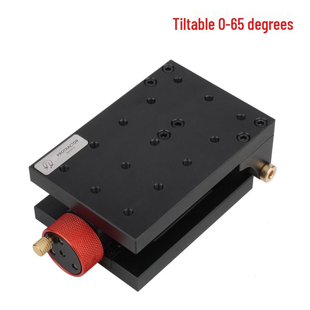 Adjustable Tilt Workbench Drilling Base for Woodworking