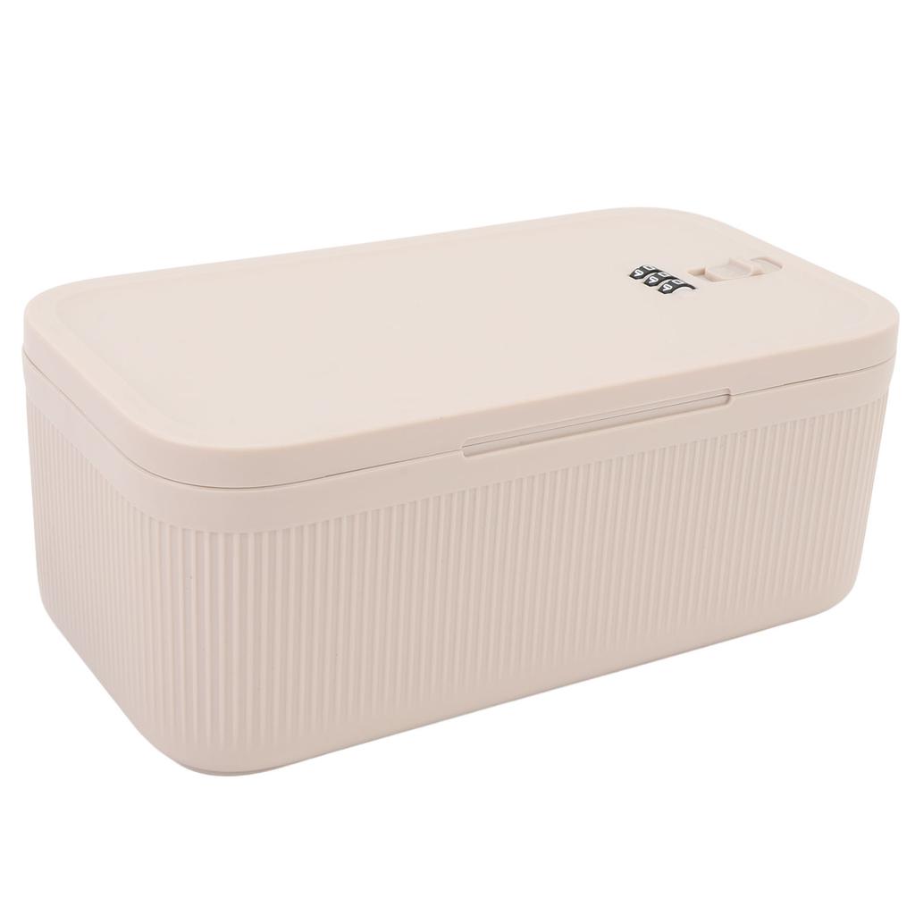 Portable Small Lock Box Combination Lock Box Personal Travel Secure Box with Password for Dorm Trave