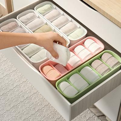 1PCS Socks Divider Organiser Household Underwear Dispenser Drawer Boxes Basket for Children's and Baby's Underwear