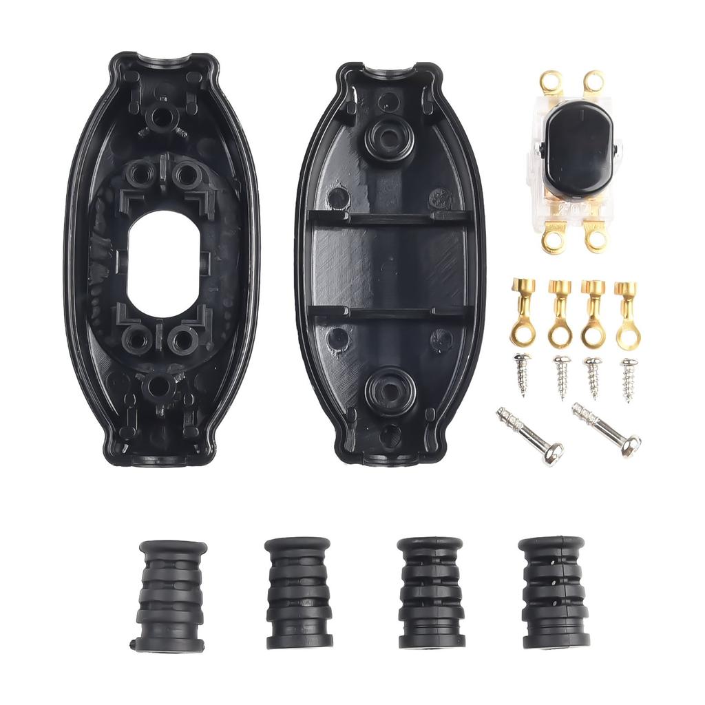 Switch Parts Waterproof Tool Waterproof Switch 204 IP65 Dustproof In-line Switch Silver Contact Waterproof High Quality