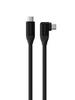 SATECHI To 90 240W 20Gbps Video Compatible with iPhone Galaxy and More Black Right-Angled USB-C USB-C Cable, Degree, PD, Transfer, 4K/60Hz Output,
