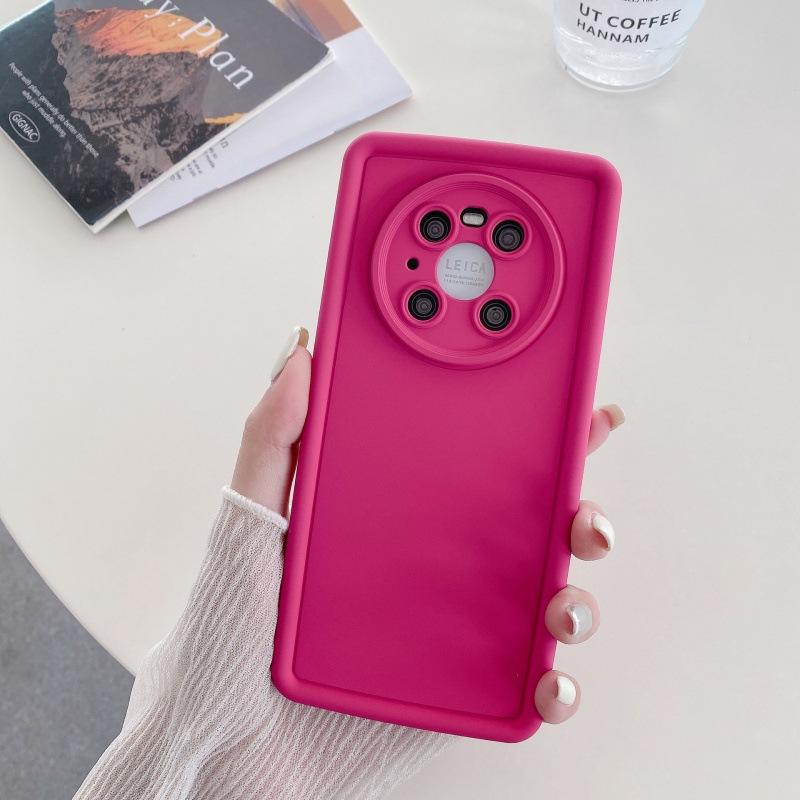 Applicable To vivoX90 Macaron Mobile Phone Case Y78 Solid Color Silicone iQOOZ8 Matte All-inclusive S17 Protective Case 52
