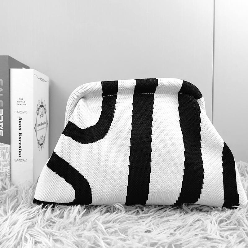 Custom 2025 Trend Knitted Wool Handbag Tote & Clutch