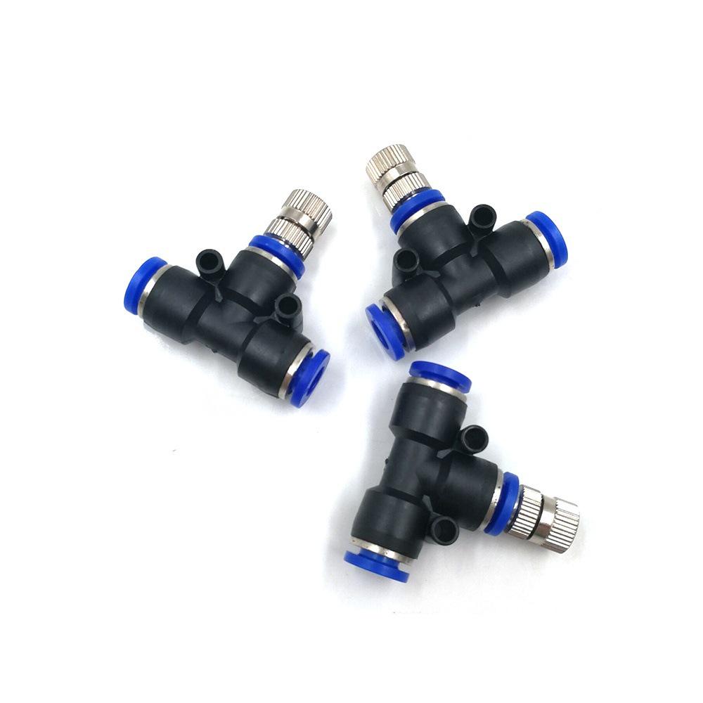 Ugello Nebulizzatore a Innesto Rapido a Bassa Pressione per Umidificazione, Rimozione Polvere, Disinfezione Serra, Raffrescamento e Irrigazione Automatica