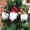 6PCS Christmas Faceless Gnome Doll Elf Pendant Xmas Tree Hanging Ornaments