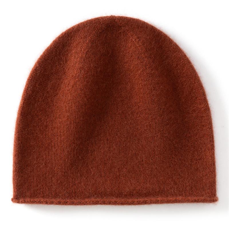 % Reine Kaschmirmützen Herbst und Winter neue gestrickte Kaschmirmützen für Herren und Damen Stapelmützen warme Babymützen