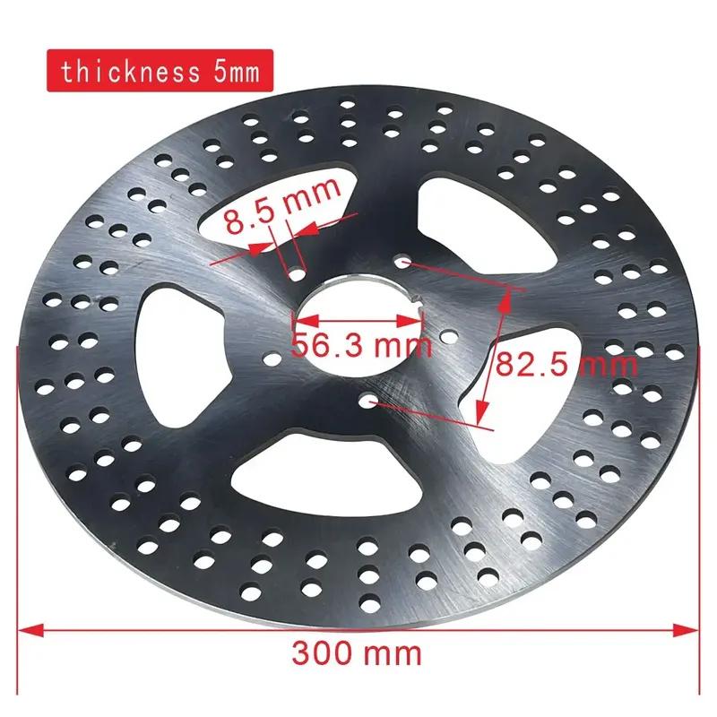 For FXDB Dyna FXDF FXDWG FXSB Road King 1690 FLXRC 1750 FLHTCUSE BLK CVO 1800 08-13 Motorcycle Front Brake Disc Rotor