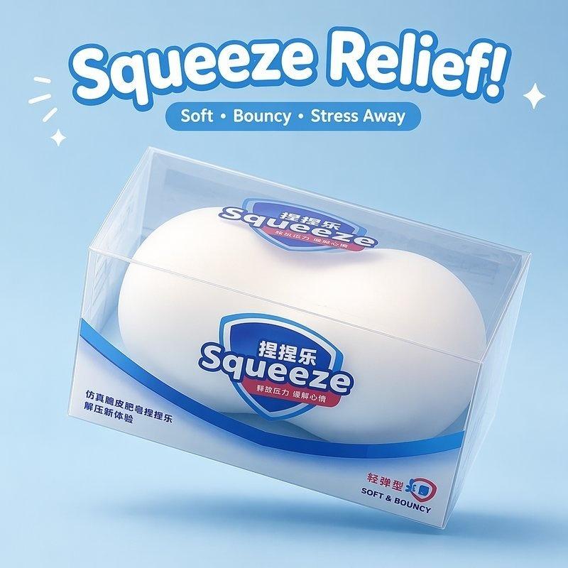 Handmade Imitation Soap Crunchy Soap Stress Toy Soft Asmr Fidget Toy Stress Relief Sensory Toy Slow Rebound Pocket Size