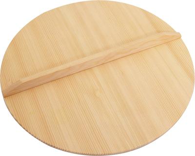 Ichihara Woodworking Co., Ltd. Wooden Lid, Natural Wood, 36cm, 10013