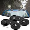 Magnetic Light Mount 2 Pieces Car Magnetic Light Mounts Aluminum Alloy Brackets Strong Sucker No Drilling For Outdoor Roof Off