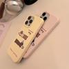 Pink Cartoon Dachshund Dog IPhone 17promax Apple Phone Case 14 Suitable for 16 Silicone 13 Japanese and Korean 12 Soft Set