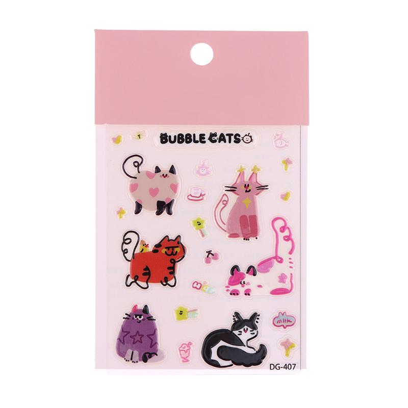 Набор милых компьютерных наклеек, смешные трехмерные наклейки-желе для планера, декоративные наклейки для мобильного телефона