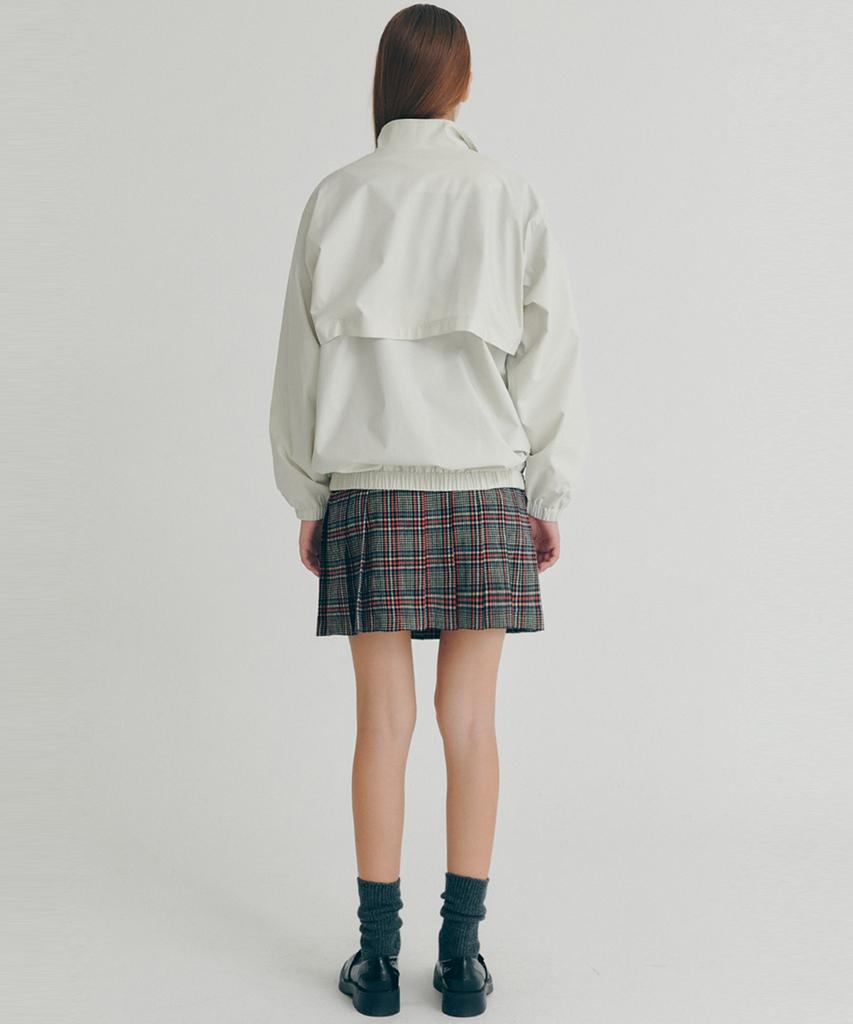 Clove [22Fw Clove] Check Pleated Skirt (Red)