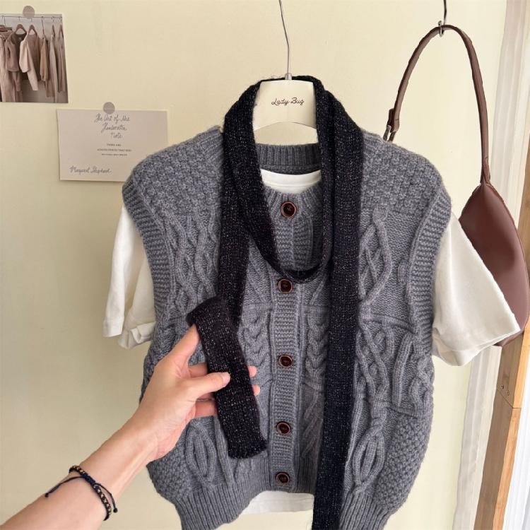 Fashion Niches Versatiles Scarf Minimalists Scarf Personality Accessory Scarf for Various Styles