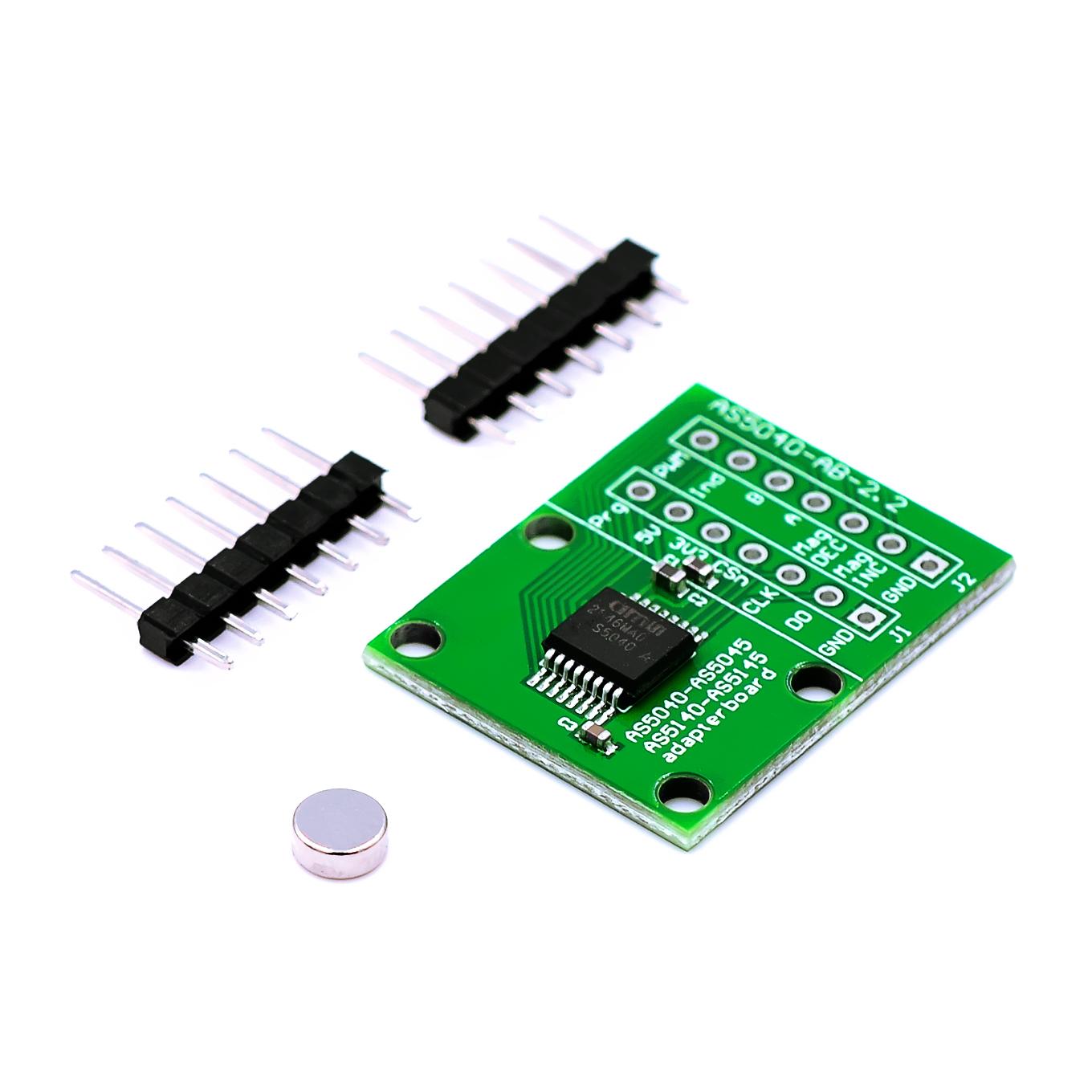 

As5040 Programmable magnetic rotary encoder AS5040 sensor module feed magnet